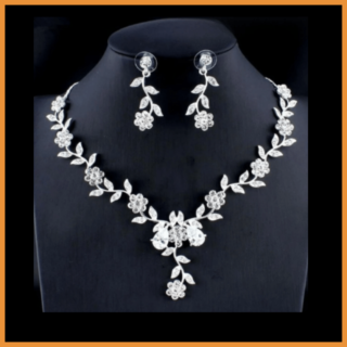 Flower-pearl-necklace-set