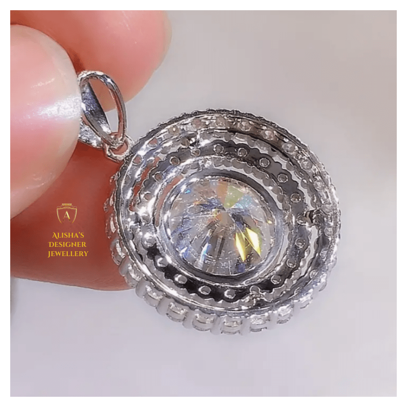 Exquisite-Ladies 4 Prong zirconia Pendant