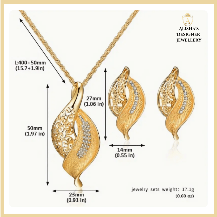 Hollow Out Leaf Shaped Pendant