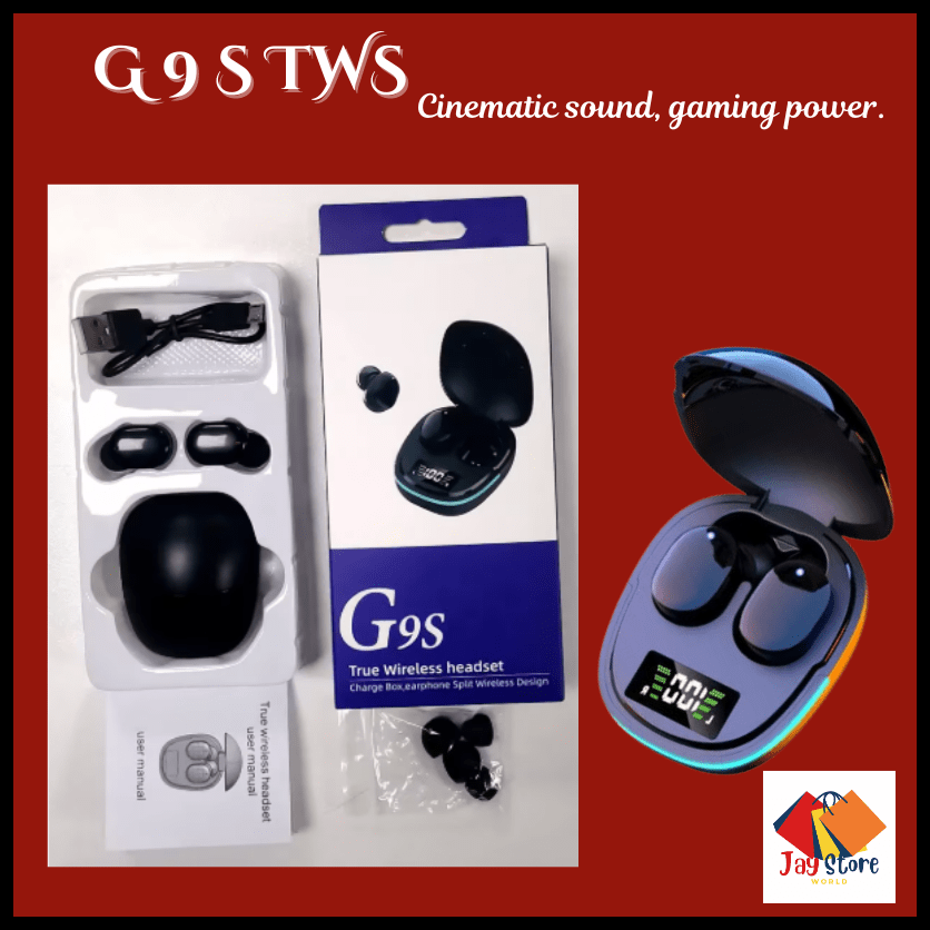 WS G9S Wireless Earbuds Bluetooth Earphones for Gaming Headset