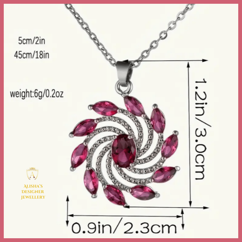 Twisted Flower Pendant