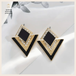 Triangle Chic Stud Earrings