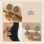 Bollywood Drop Earrings Retro Flower & Lantern Design