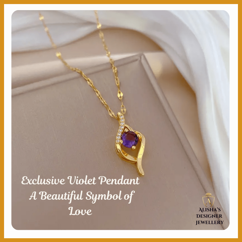 Violet Pendant with Unique Design